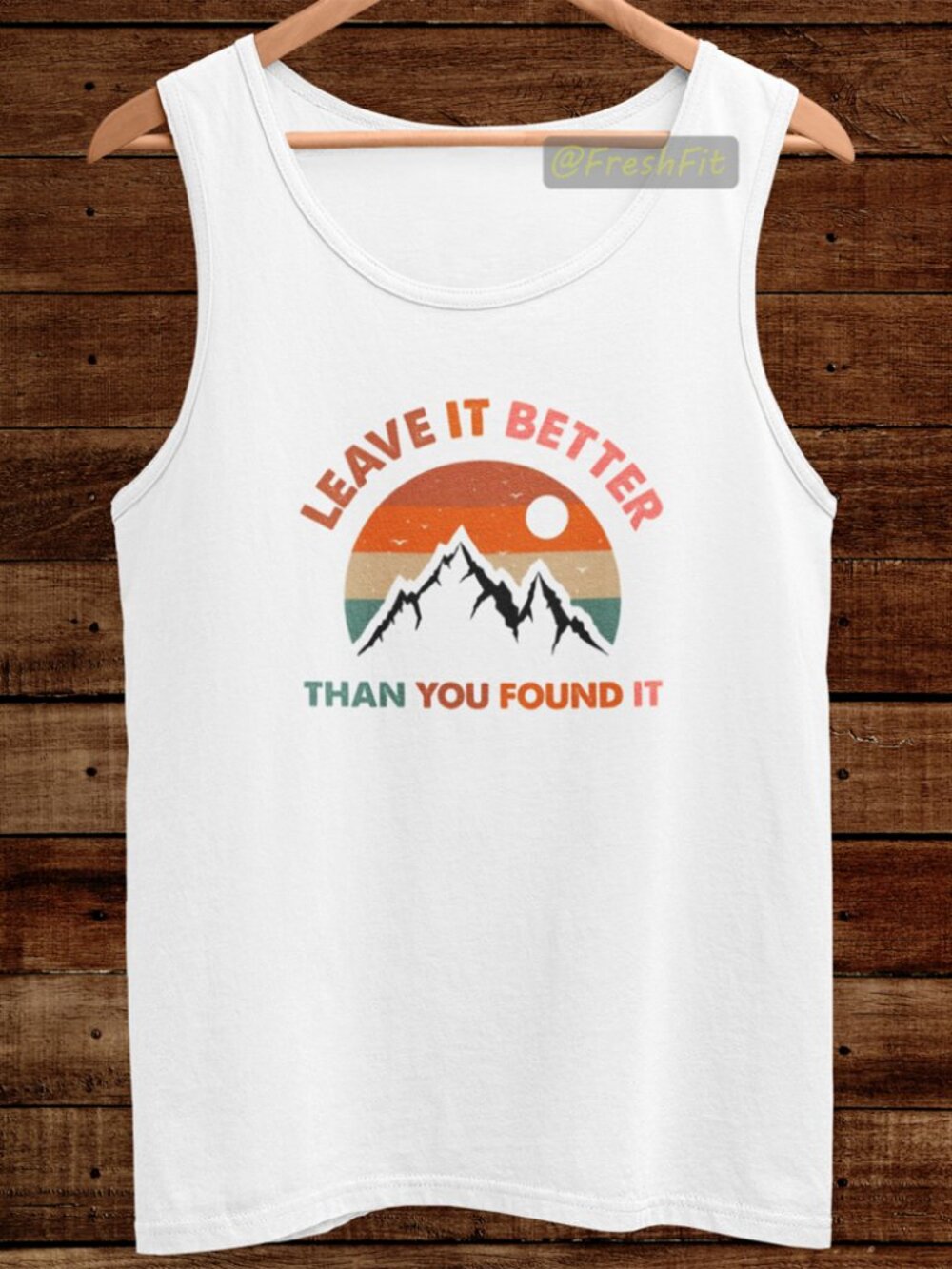 🆕Leave It Better Than You Found It White Tank Top